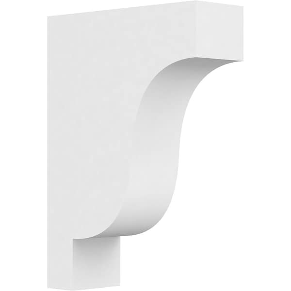 Ekena Millwork Standard Newport Architectural Grade PVC Corbel, 3"W x 10"D x 14"H CORP03X10X14NEW - main